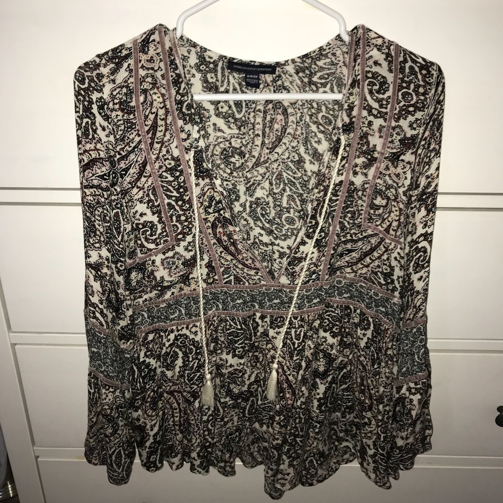 Long sleeve blouse
